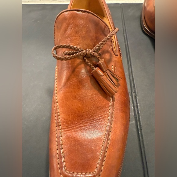 Calzoleria Harris Firenze Tassel Leather Loafer Shoe Men Sz 10 Handcrafted Italy main image 14